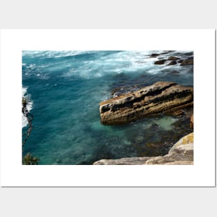 Pacific Ocean Shore At Providential Point Lookout NSW Posters and Art